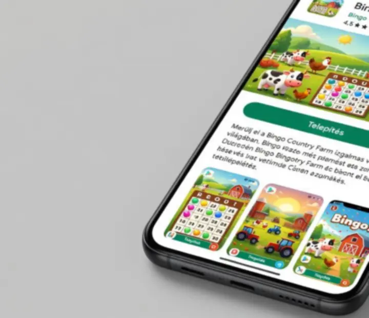 Bingo Country Farm Google Play áruház bemutató képernyőképei mobilon